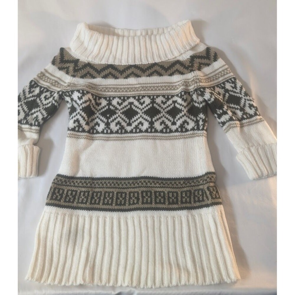 Y2K Vintage Wet Seal White Acrylic Pullover Sweater Womens L